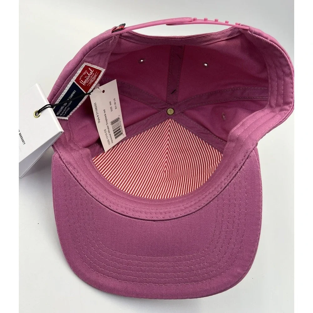 Herschel Original Adjustable Snapback Hat Cap Pink Youth Boys Cap